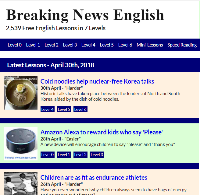 Học tiếng Anh với Breaking news English